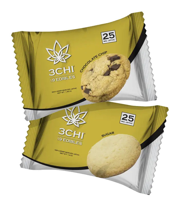 3CHI: DELTA-9 THC COOKIES - 25MG