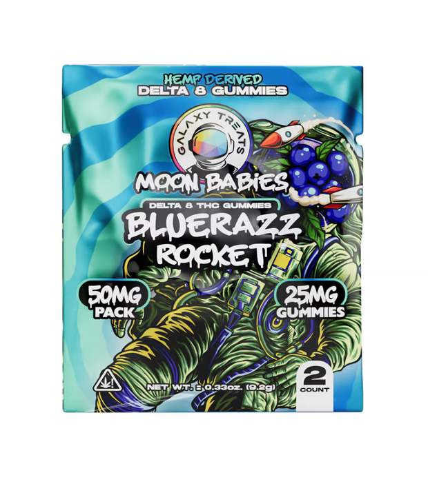 GALAXY TREATS: MOON BABIES DELTA-8 THC 2-PACK GUMMIES- 50MG