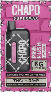 CHAPO: SUPERMAX THCA + D9 THCP DISPOSABLE - 5G