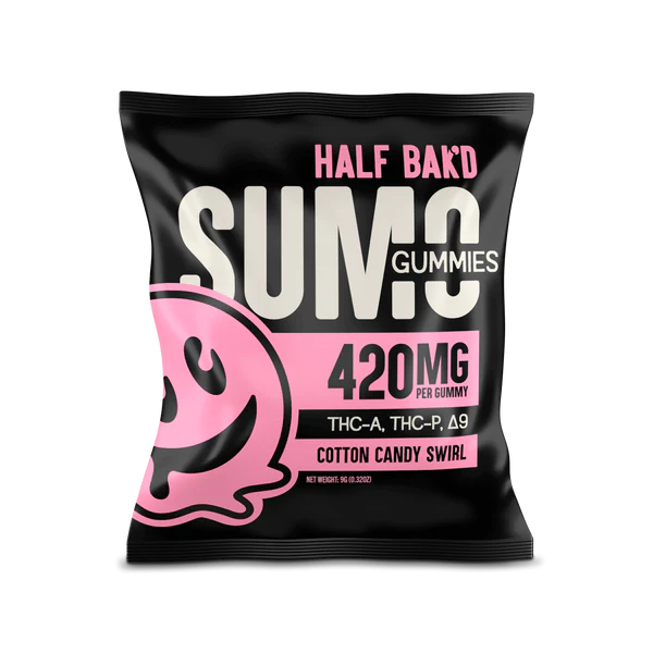 HALF BAK'D: SUMO 420MG THC GUMMY - 2 PACK