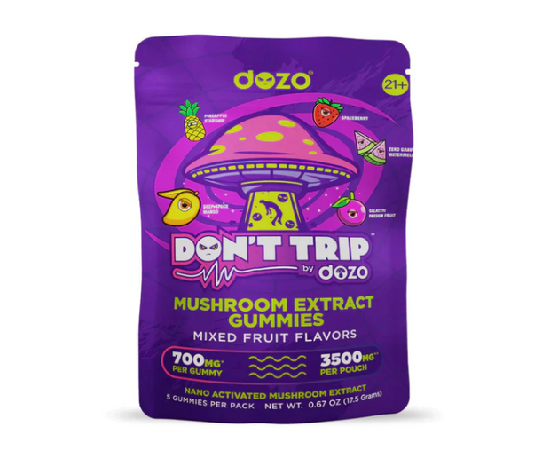 DOZO: DON'T TRIP MUSHROOM EXTRACT + THCP GUMMIES - 3500MG