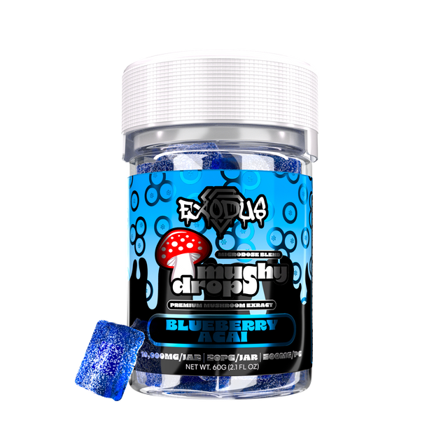 EXODUS: MUSHY DROPS - MUSHROOM GUMMIES - 20CT  DR.SMOKE