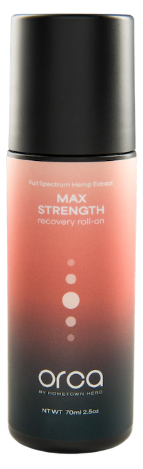 HOMETOWN HERO: ORCA MAX STRENGTH RECOVERY THC ROLL-ON - 1120MG