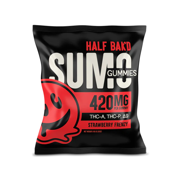 HALF BAK'D: SUMO 420MG THC GUMMY - 2 PACK