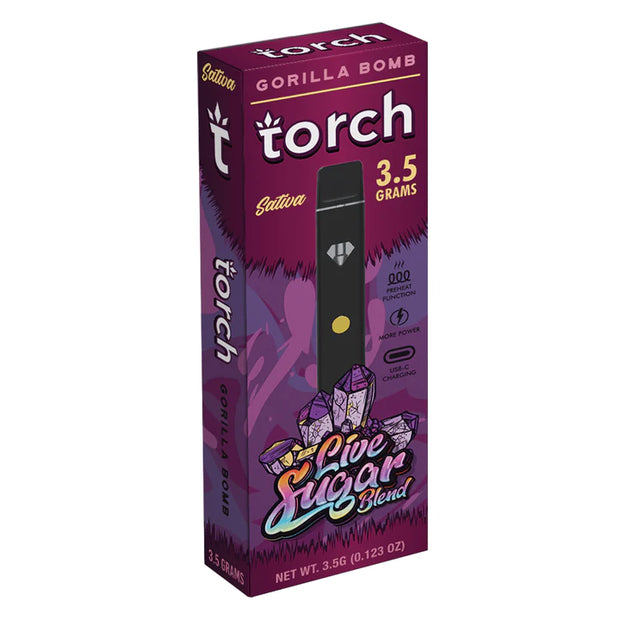 TORCH: LIVE SUGAR BLEND THC DISPOSABLE - 3.5G