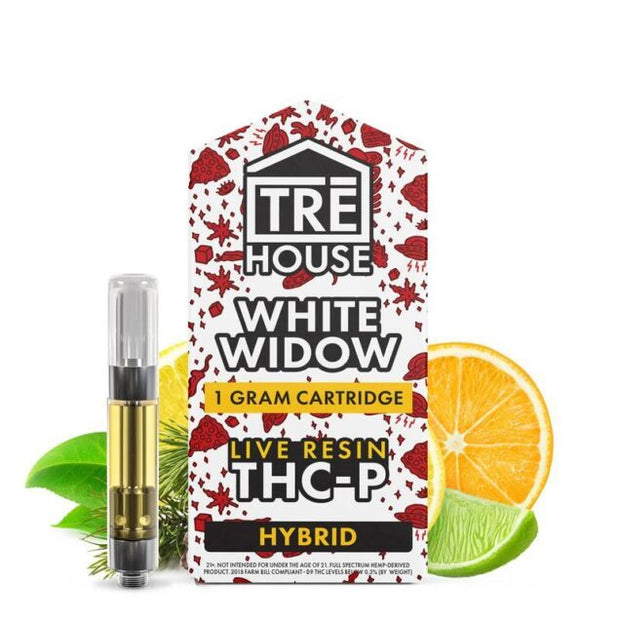 TRE HOUSE: WHITE WIDOW LIVE RESIN THC-P CARTRIDGE - 1G