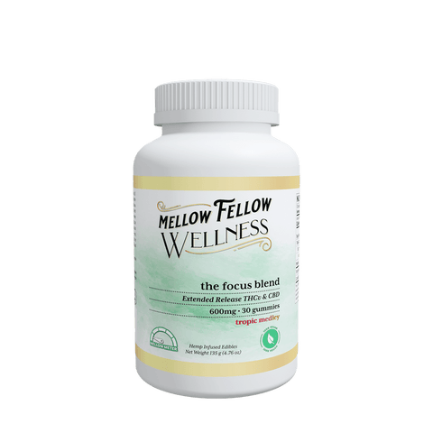 MELLOW FELLOW: FOCUS BLEND GUMMIES - 600MG
