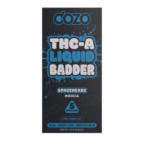 DOZO: THC-A LIQUID BADDER DISPOSABLE - 5G