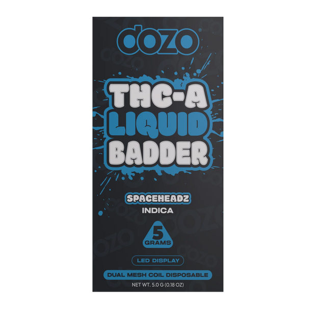 DOZO: THC-A LIQUID BADDER DISPOSABLE - 5G