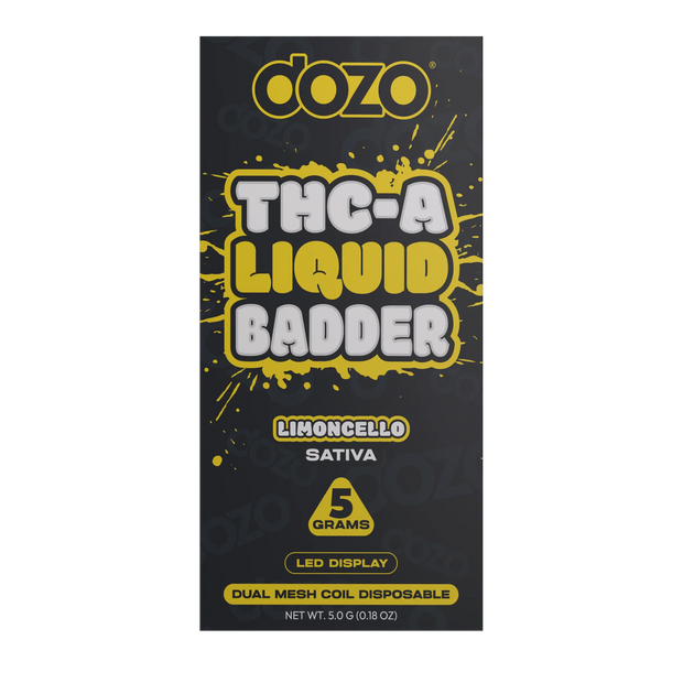 DOZO: THC-A LIQUID BADDER DISPOSABLE - 5G
