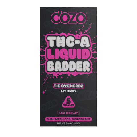 DOZO: THC-A LIQUID BADDER DISPOSABLE - 5G