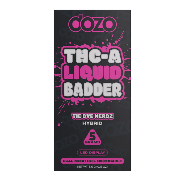 DOZO: THC-A LIQUID BADDER DISPOSABLE - 5G