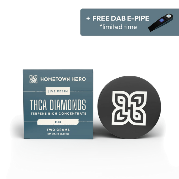 HOMETOWN HERO: LIVE RESIN THCA DIAMONDS - 2G