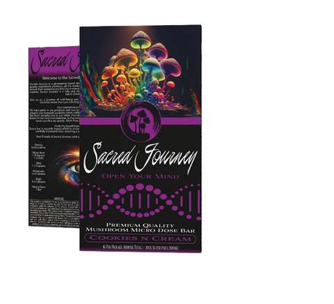 SACRED JOURNEY - PREMIUM CHOCOLATE MAGIC MUSHROOM BAR - 4G