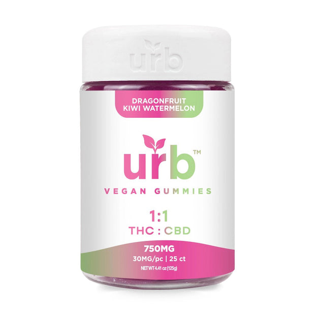 URB: VEGAN 1:1 THC + CBD GUMMIES - 750MG