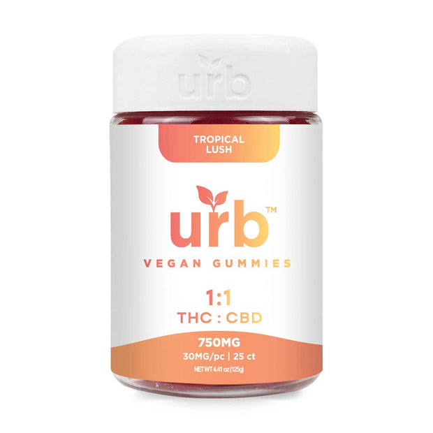 URB: VEGAN 1:1 THC + CBD GUMMIES - 750MG