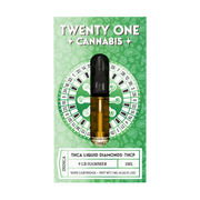 TWENTY ONE: THCA + THCP LIQUID DIAMOND CARTRIDGE - 1G