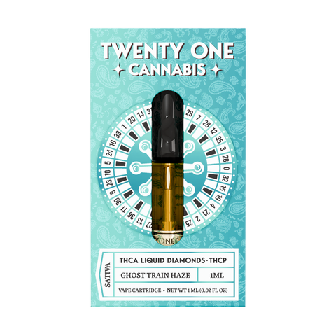TWENTY ONE: THCA + THCP LIQUID DIAMOND CARTRIDGE - 1G