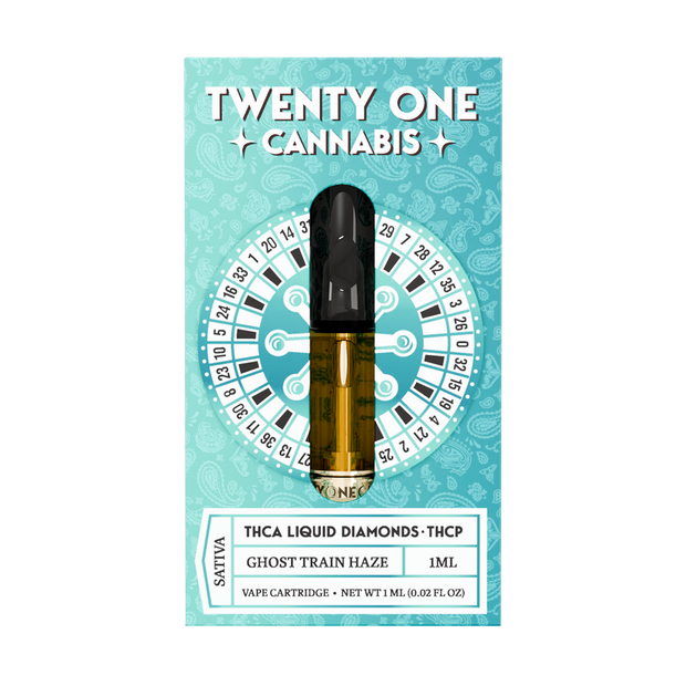 TWENTY ONE: THCA + THCP LIQUID DIAMOND CARTRIDGE - 1G