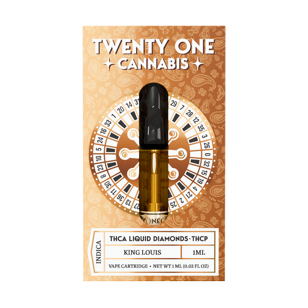TWENTY ONE: THCA + THCP LIQUID DIAMOND CARTRIDGE - 1G