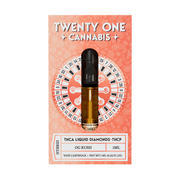 TWENTY ONE: THCA + THCP LIQUID DIAMOND CARTRIDGE - 1G