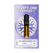 TWENTY ONE: THCA + THCP LIQUID DIAMOND CARTRIDGE - 1G