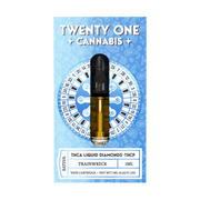 TWENTY ONE: THCA + THCP LIQUID DIAMOND CARTRIDGE - 1G