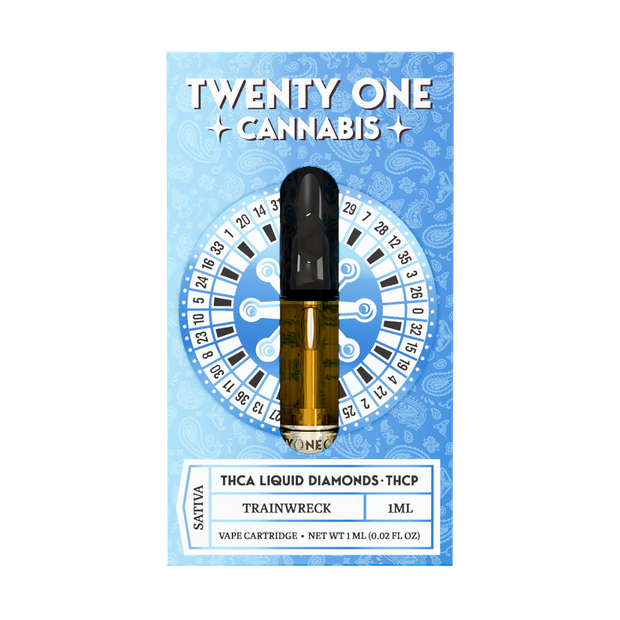 TWENTY ONE: THCA + THCP LIQUID DIAMOND CARTRIDGE - 1G