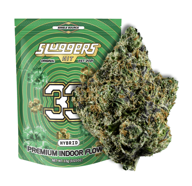 SLUGGERS HIT: PREMIUM INDOOR THCA FLOWER - 3.5G