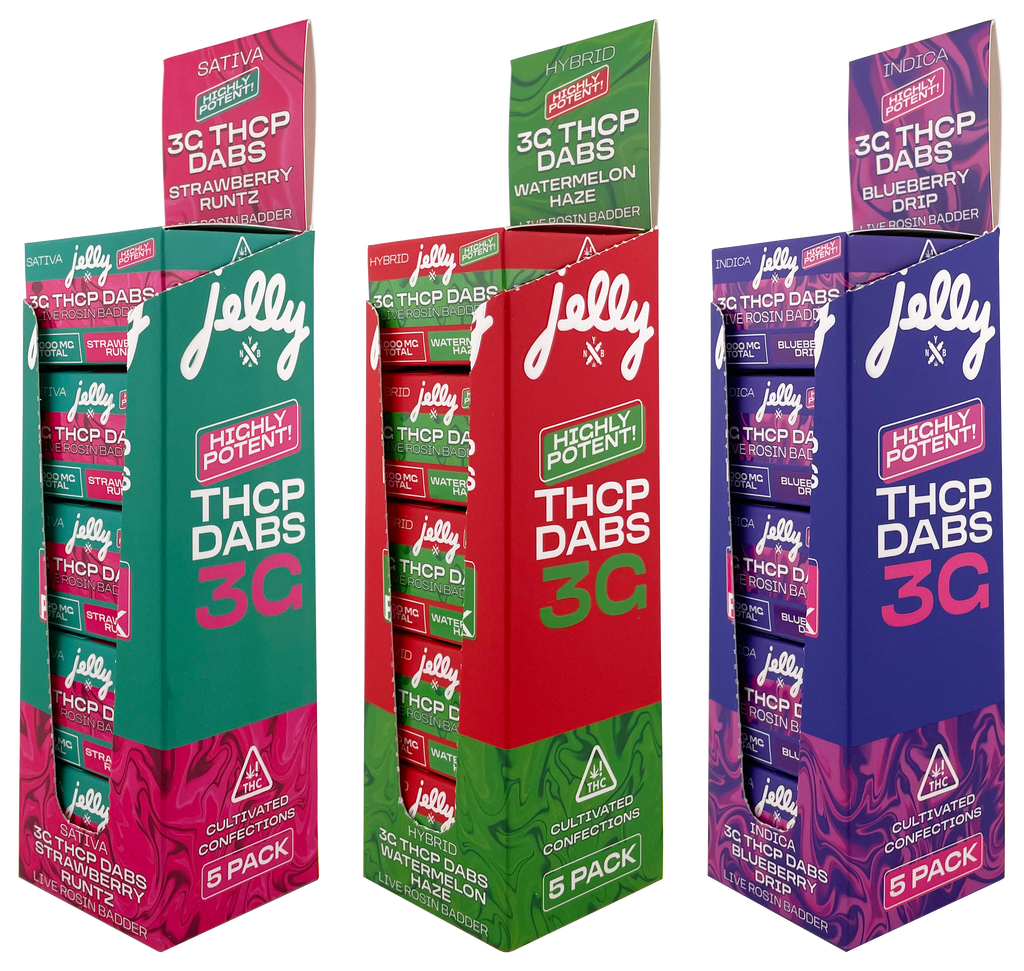 THC様確認用 NYB: HIGHLY POTENT JELLY THCP DABS - 3G – DR.SMOKE