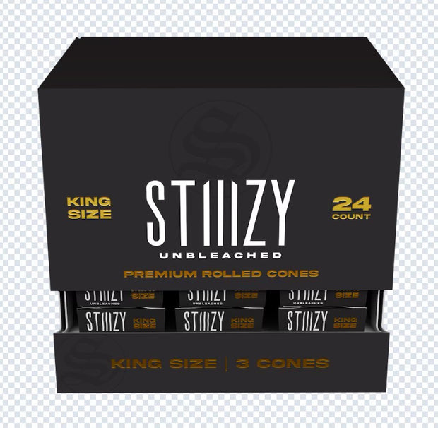 STIIIZY: UNBLEACHED PREMIUM ROLLED MINI CONES - 9CT