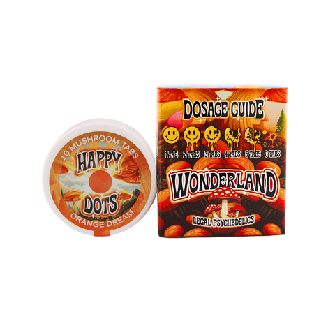 WONDERLAND: HAPPY DOTS MUSHROOM TABLETS - 10 CT.