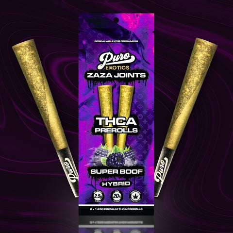 PURO EXOTICS: ZAZA JOINTS - 2 X 1.5G PRE-ROLLS