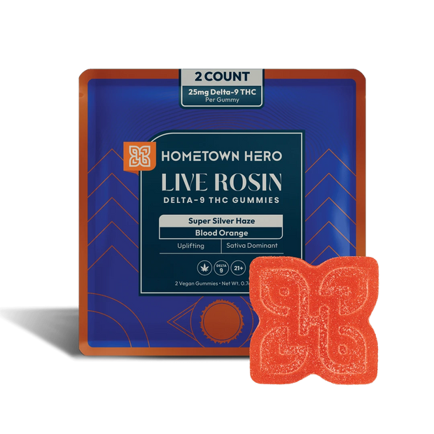 HOMETOWN HERO: LIVE ROSIN THC GUMMIES - 50MG