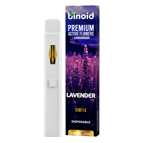 BINOID: PREMIUM LAVENDER + CANNABINOIDS DISPOSABLE - 3G