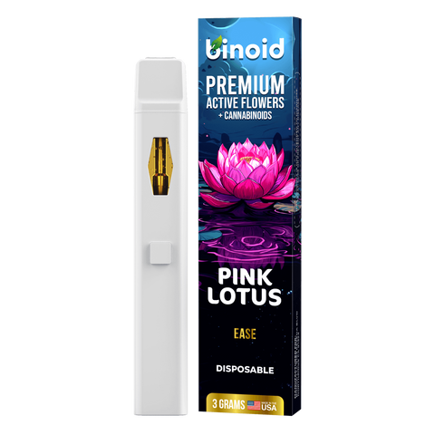 BINOID: PREMIUM PINK LOTUS + CANNABINOIDS DISPOSABLE - 3G