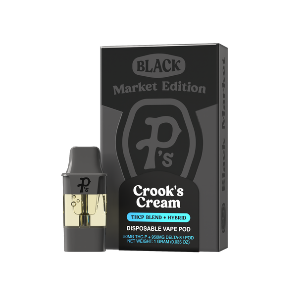 PUSHIN P'S: BLACK MARKET EDITION POD SYSTEM + 1000MG THCP POD