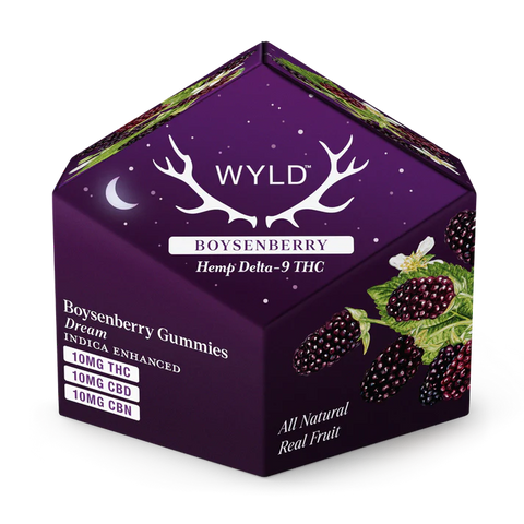 WYLD: BOYSENBERRY DREAM GUMMIES - 100MG