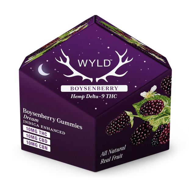 WYLD: BOYSENBERRY DREAM GUMMIES - 100MG