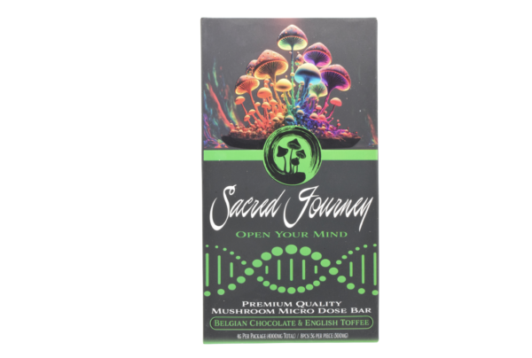 SACRED JOURNEY - PREMIUM CHOCOLATE MAGIC MUSHROOM BAR - 4G