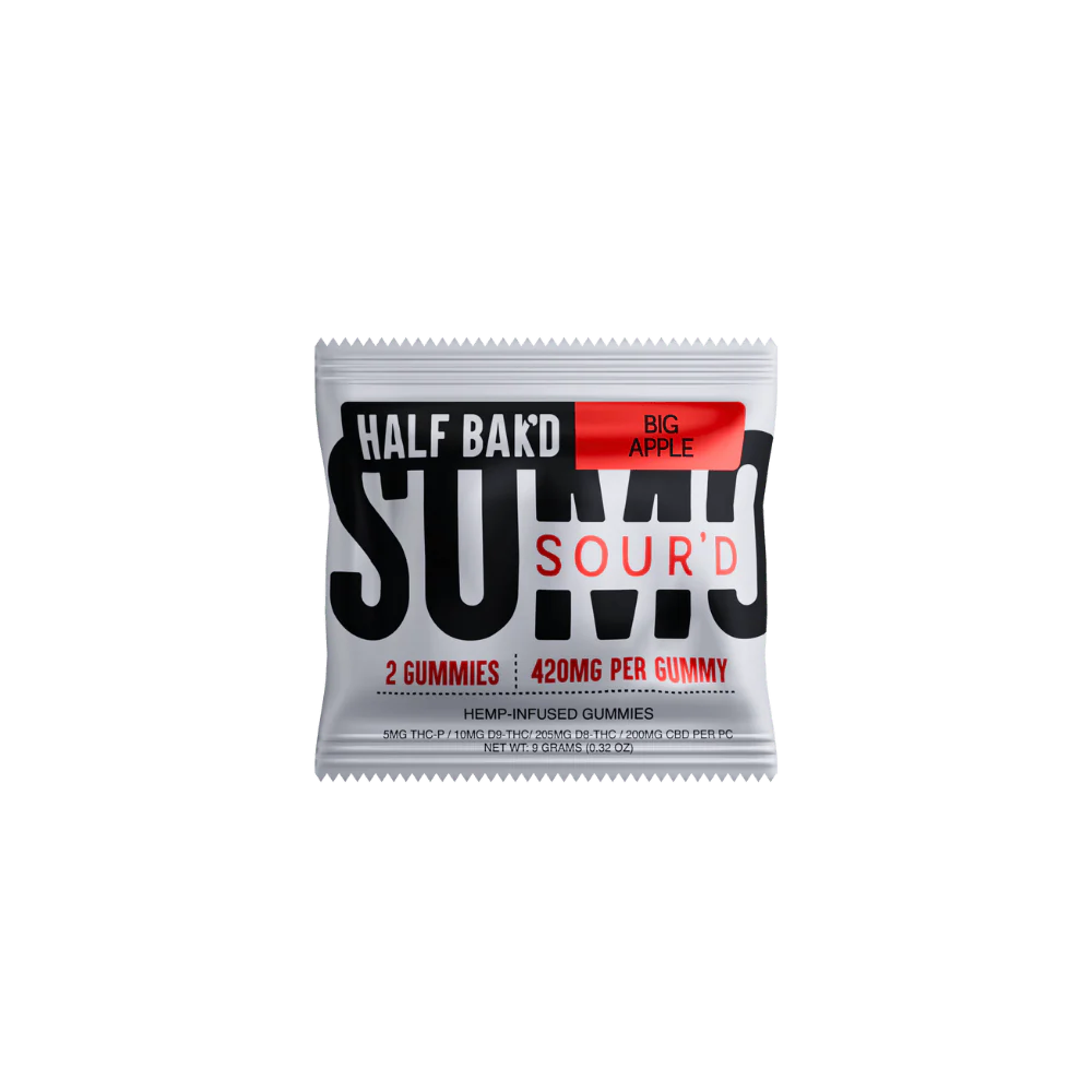 HALF BAK'D: SOUR'D GUMMIES - 840MG – DR.SMOKE