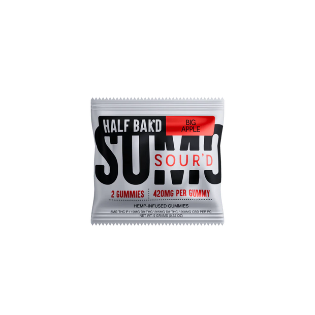 HALF BAK'D: SOUR'D GUMMIES - 840MG