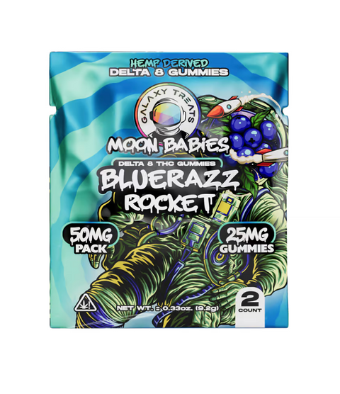 GALAXY TREATS: MOON BABIES DELTA-8 THC 2-PACK GUMMIES- 50MG