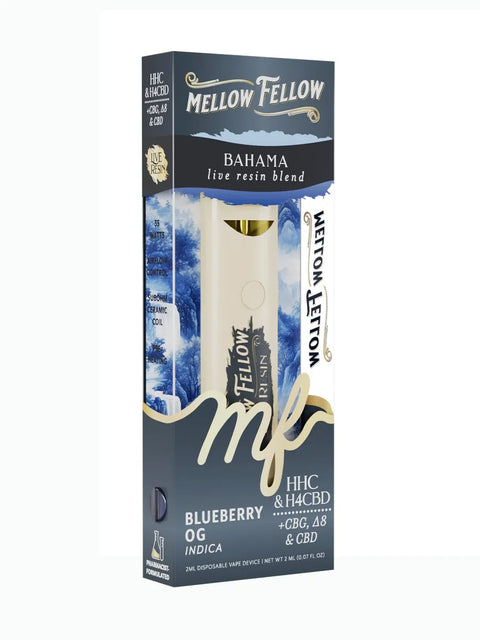 MELLOW FELLOW: BAHAMA LIVE RESIN BLEND DISPOSABLE - 2ML DR.SMOKE MELLOW FELLOW: BAHAMA LIVE RESIN BLEND DISPOSABLE - 2ML DR.SMOKE