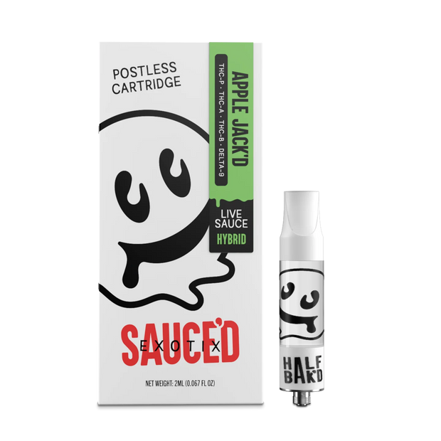 HALF BAK'D: SAUCE'D EXOTIX LIVE SAUCE CARTRIDGE - 2G