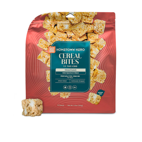 HOMETOWN HERO: 600MG THC+CBD RICE CRISPY BITES BUNDLE