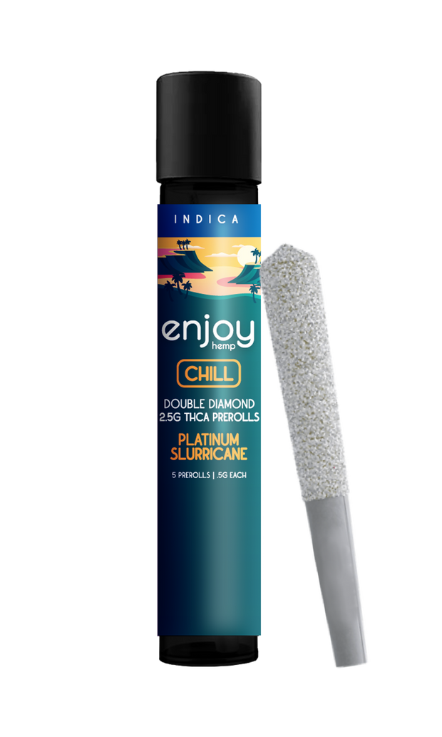 ENJOY: MEGA POTENCY DOUBLE DIAMOND THCA PRE-ROLLS - 2.5G