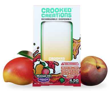 CROOKED CREATIONS - LIVE DIAMOND THC DISPOSABLE - 4.5G