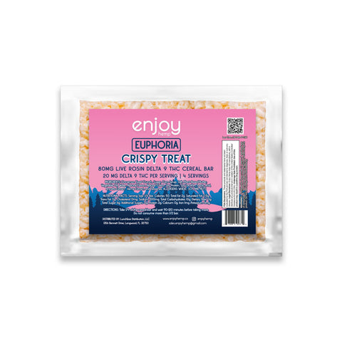 ENJOY: DELTA 9 THC LIVE ROSIN CEREAL BARS - 80MG