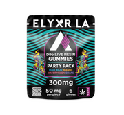 ELYXR - D9O LIVE RESIN PARTY PACK GUMMIES - (300MG) 6CT